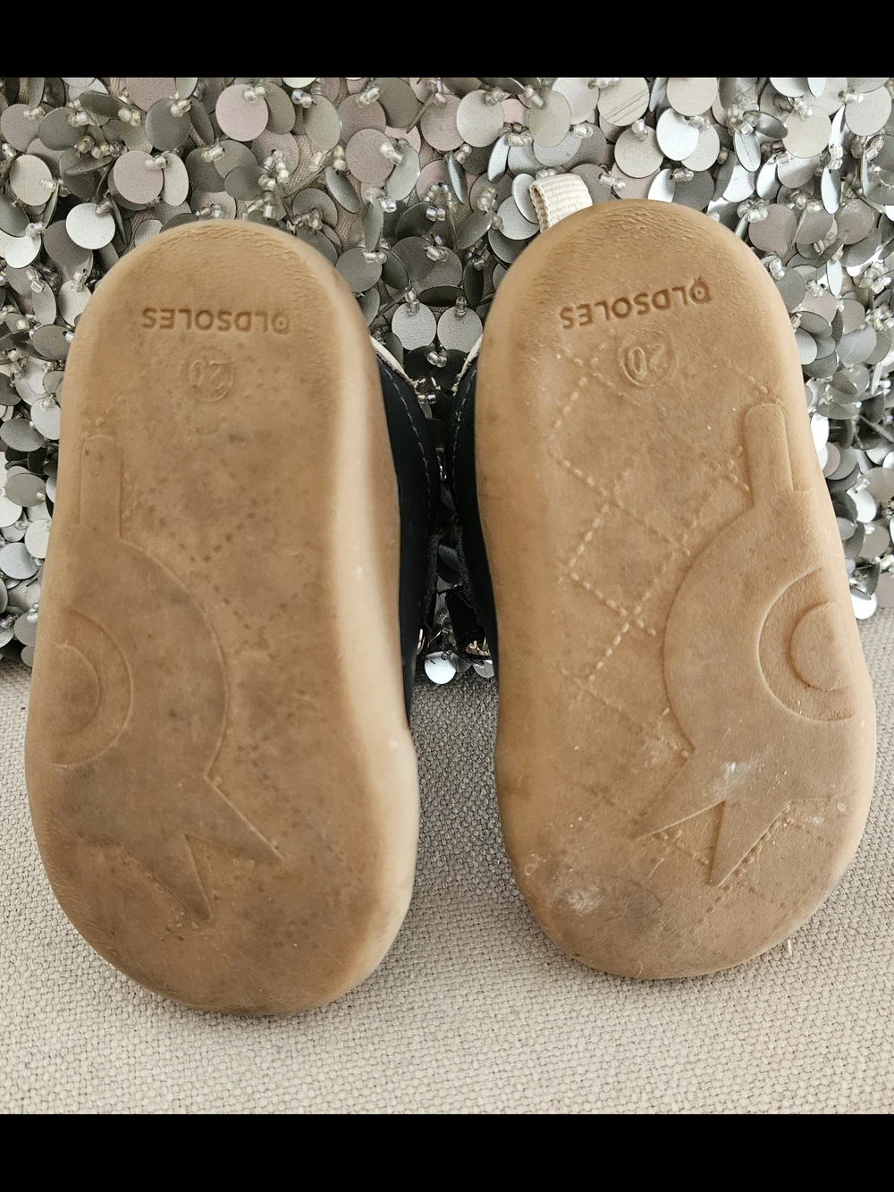 Old Soles Toddler First Walker Leather Shoes- Size 20 (US 4.5/5)